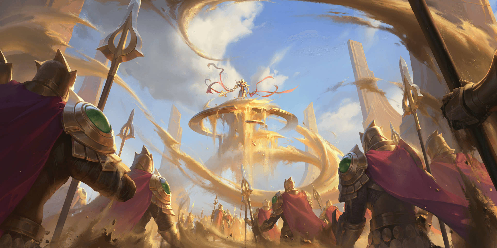 Emperor's Dais, Legends of Runeterra illustration by Kudos Productions