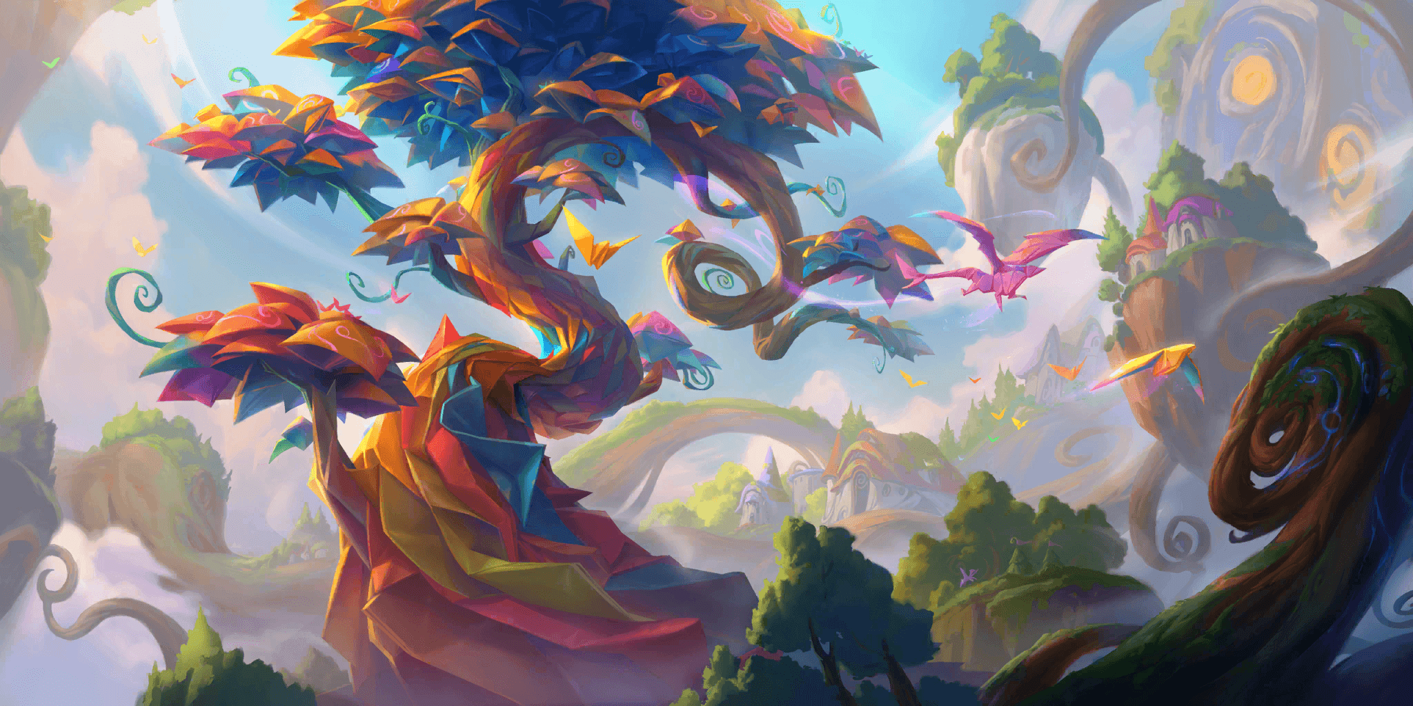 The Papertree, Legends of Runeterra illustration by Kudos Productions