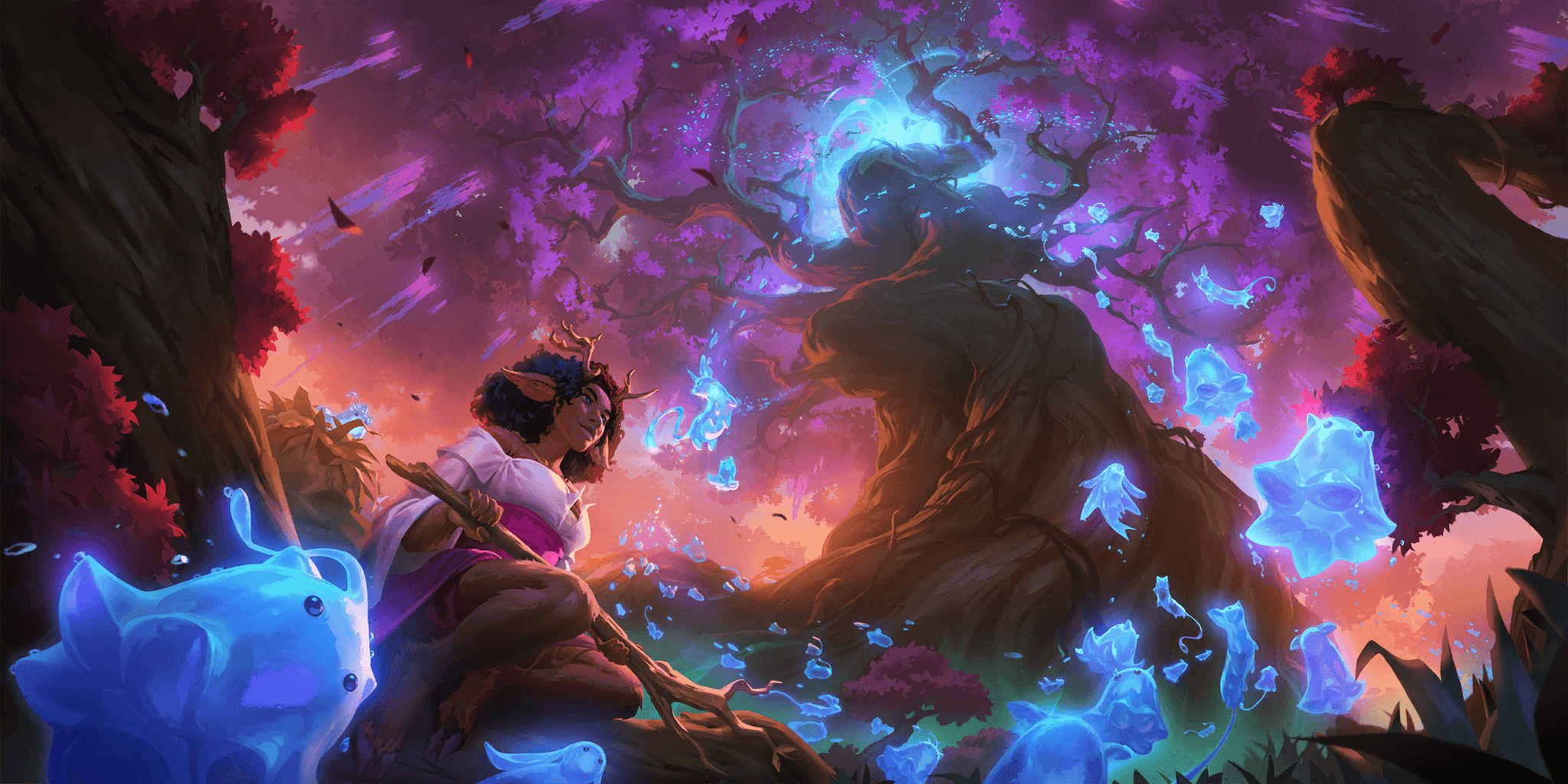 The Heart of the Tree, Legends of Runeterra illustration by Envar Studio