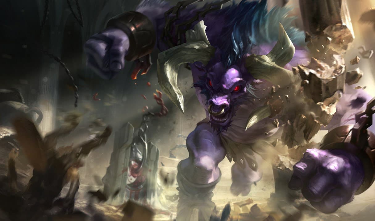 Alistar splash art, League of Legends