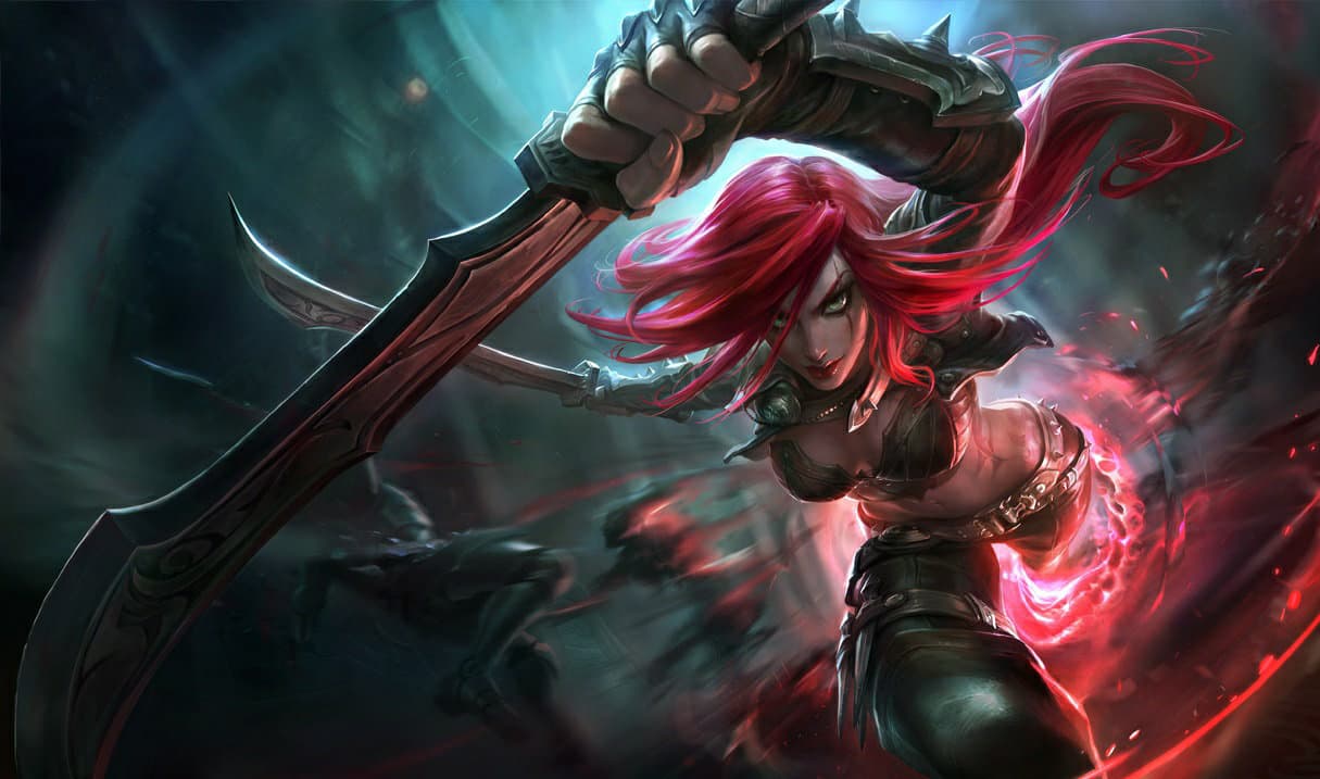 Katarina splash art, League of Legends