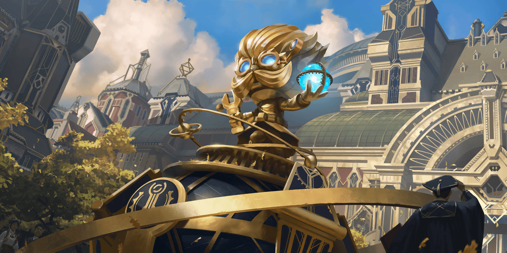 The University of Piltover, Legends of Runeterra illustration by SIXMOREVODKA