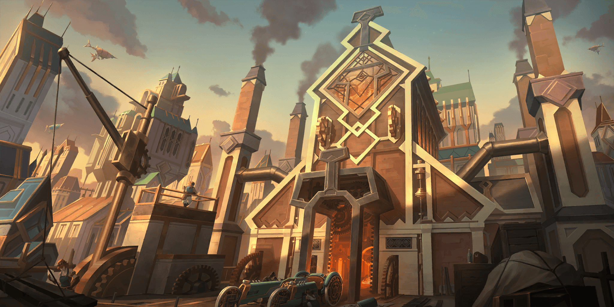 The Forge Of Tomorrow, Legends of Runeterra illustration by Kudos Productions