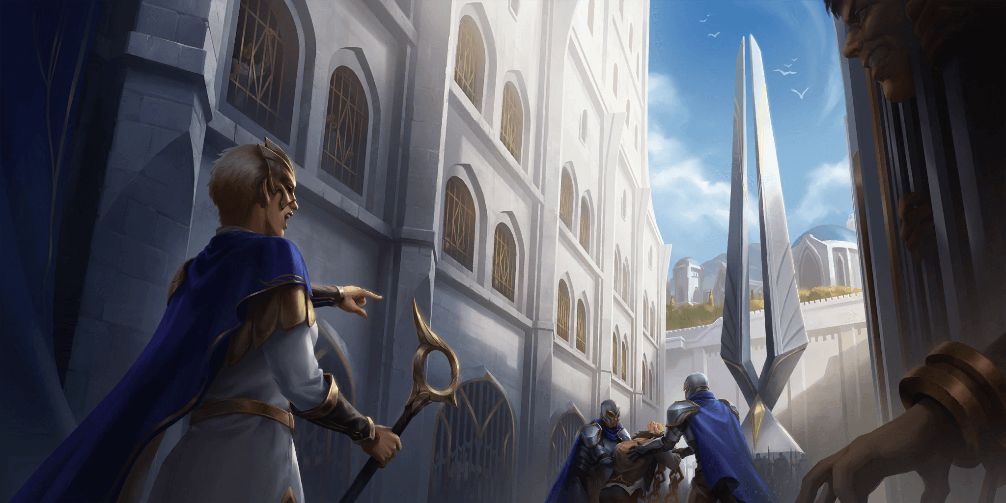 Petricite Pillar, Legends of Runeterra illustration by Kudos Productions
