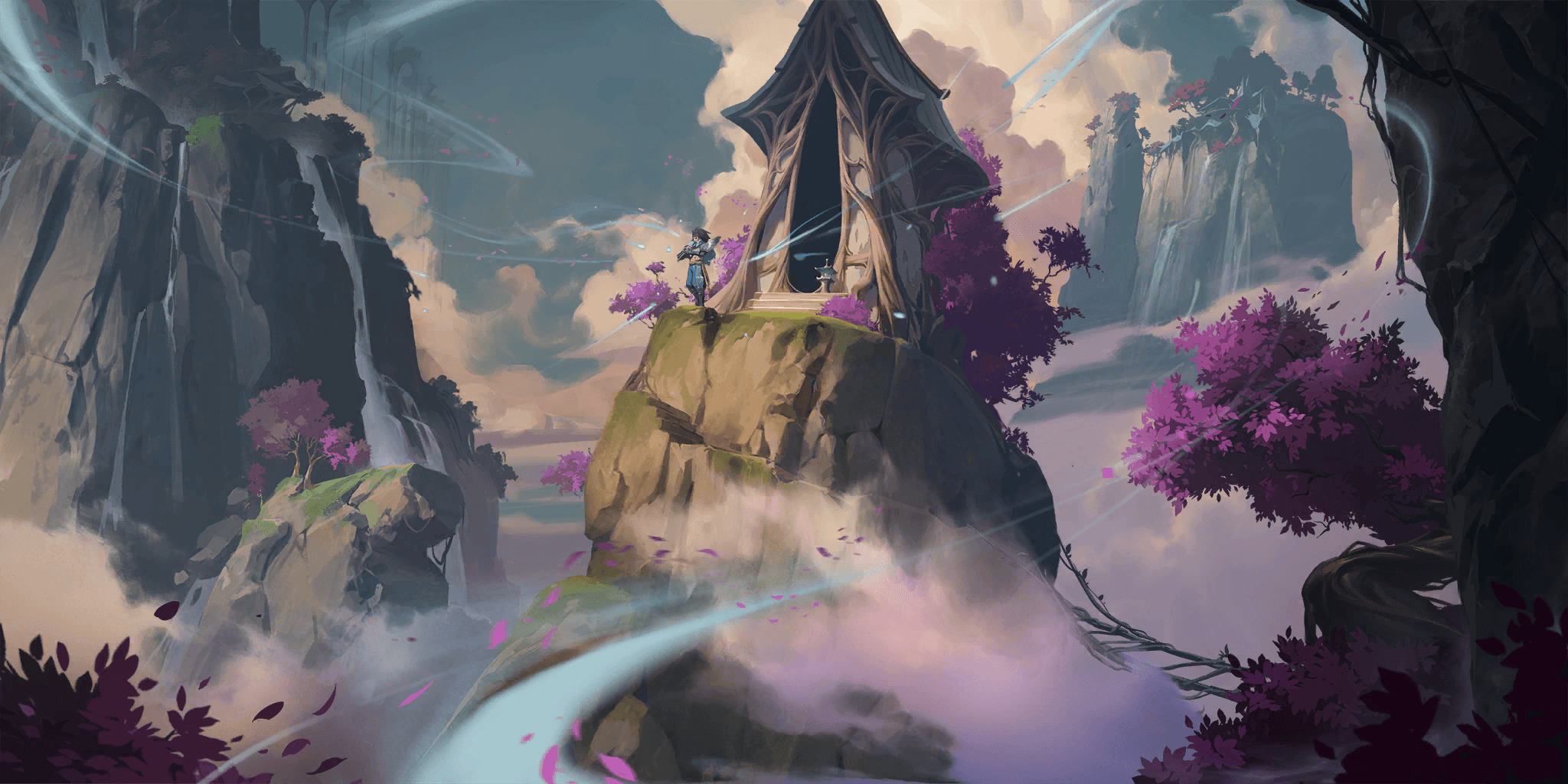 Windswept Hillock, Legends of Runeterra illustration by Kudos Productions