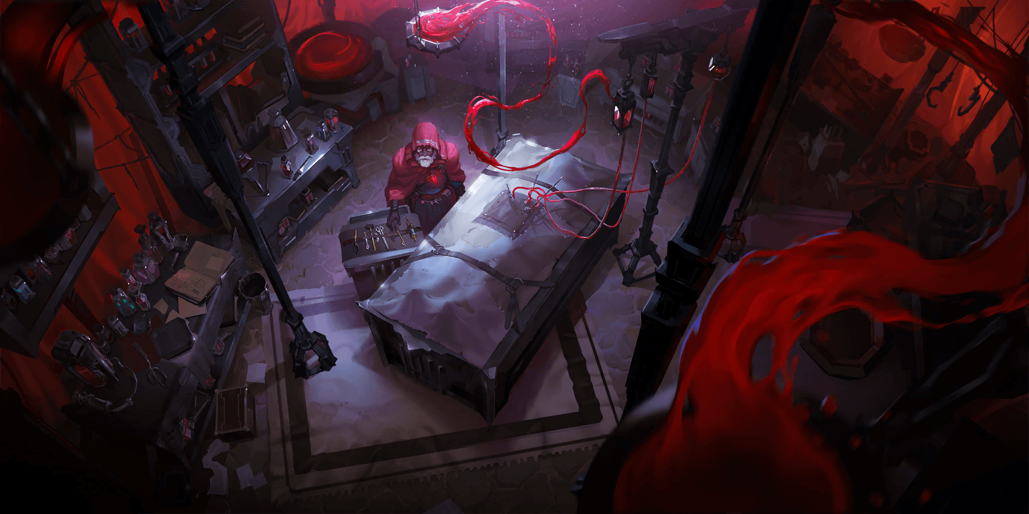 The Gray Apothecary, Legends of Runeterra illustration by Envar Studio