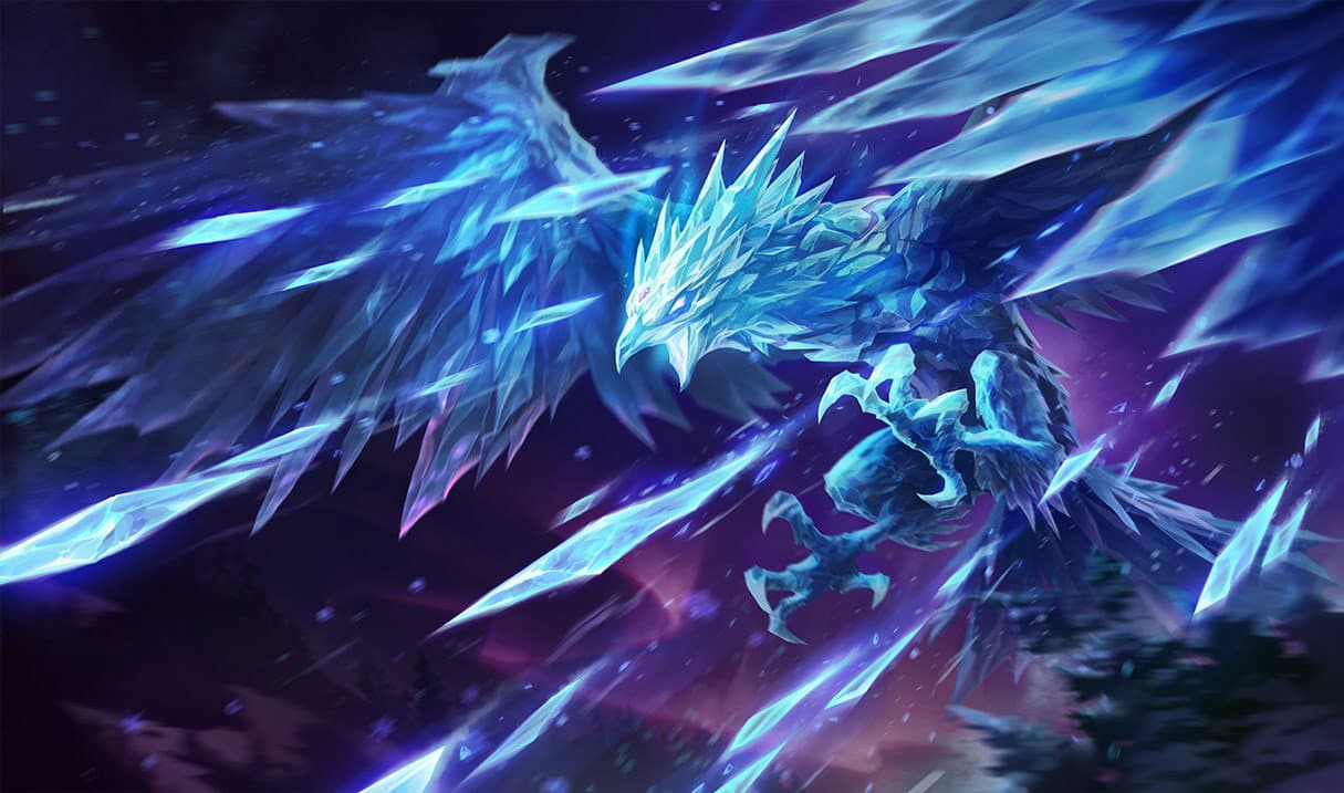 Anivia splash art, League of Legends