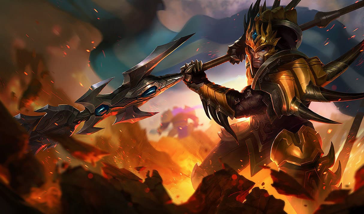Jarvan IV splash art, League of Legends